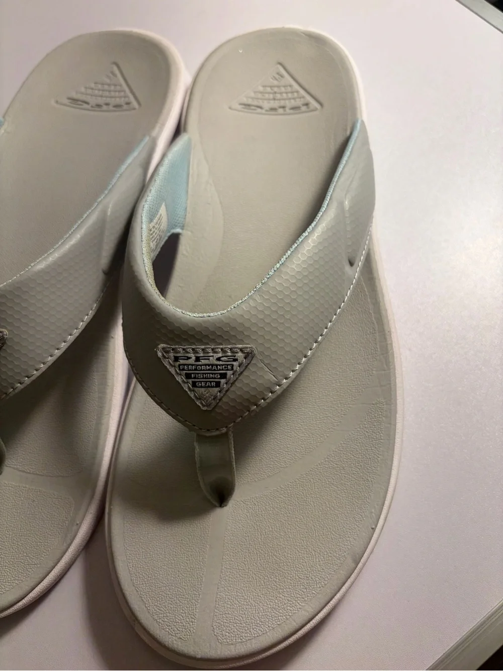 Columbia Men’s Light Gray Performance Flip Flop Sandals
